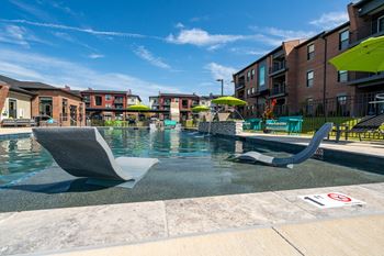Resort-style heated salt water pool